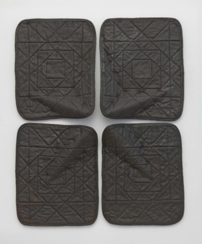 Gavin Kenyon, Star Quilt, 2017 | Cast iron Four parts; 19 1/2 x 15 1/2 x 3 1/2 inches each 39 3/4 x 32 1/2 x 3 1/2 inches overall
