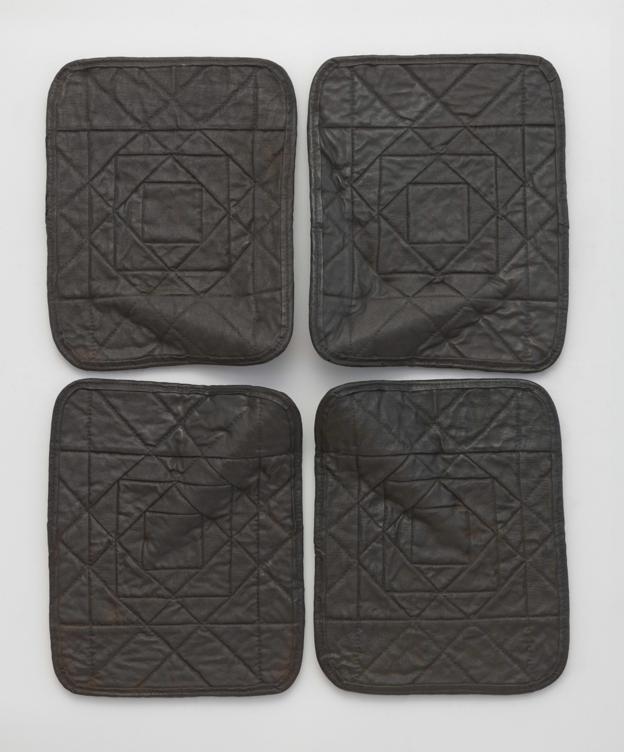 Gavin Kenyon, Star Quilt, 2017 | Cast iron Four parts; 19 1/2 x 15 1/2 x 3 1/2 inches each 39 3/4 x 32 1/2 x 3 1/2 inches overall