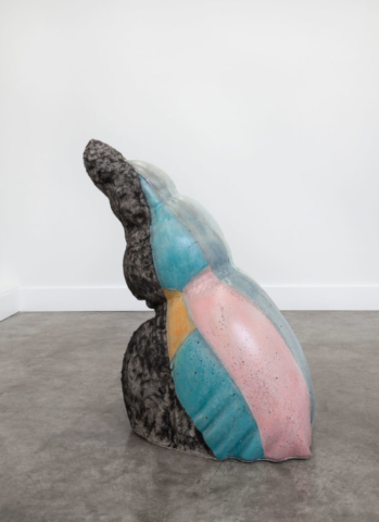 Gavin Kenyon, Untitled, 2013 | Concrete, fur, pigment 33 1/2 x 26 x 16 inches