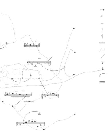 Detail in Score of "Trio for Saxophone, Viola, and Double Bass"